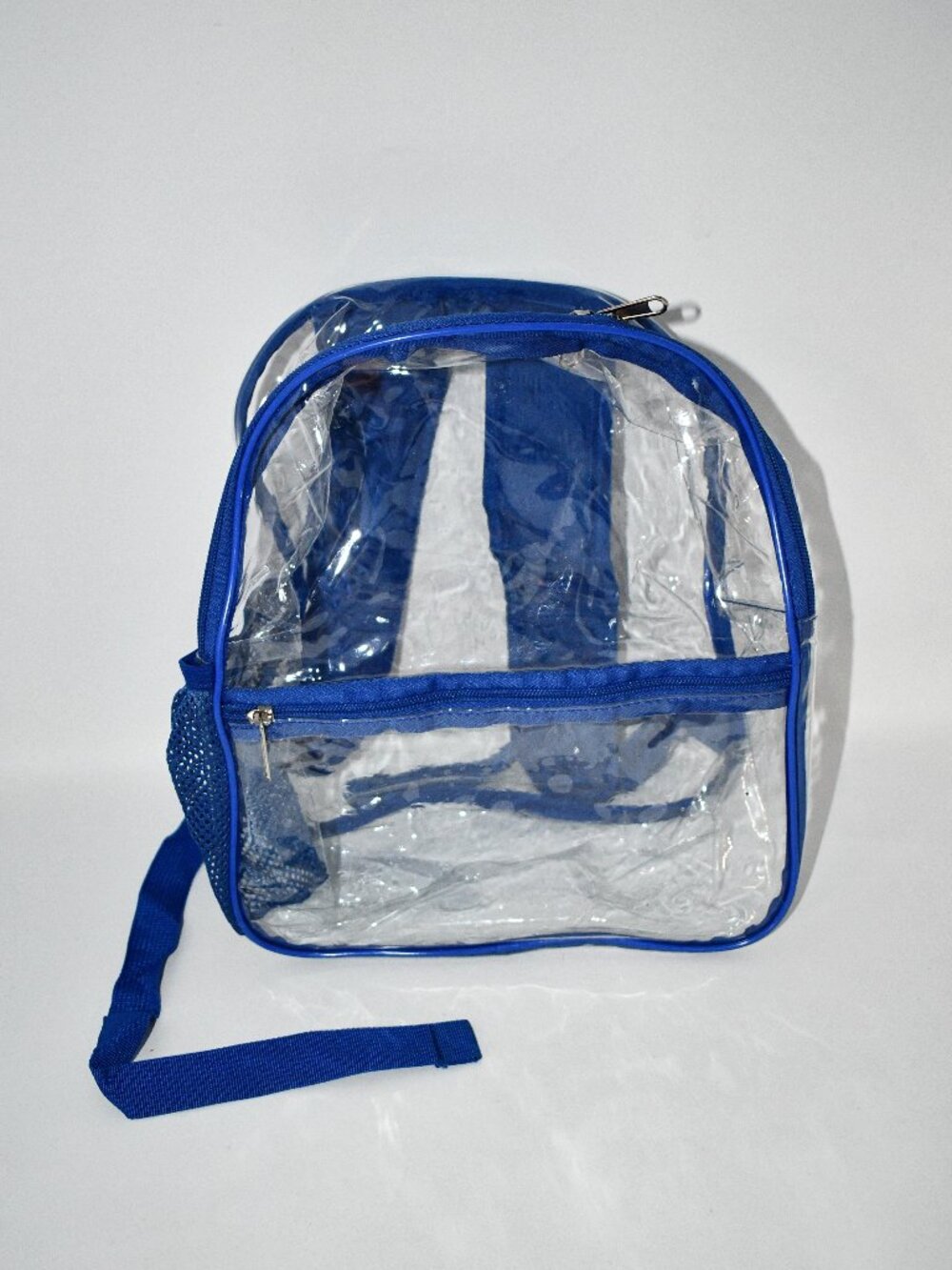 Oraben Clear Backpack, Stadium/ Concert Sports Bag, 12x6x11, Royal Blue, NWT Con